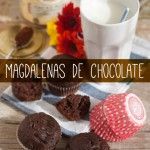 Magdalenas de chocolate caseras