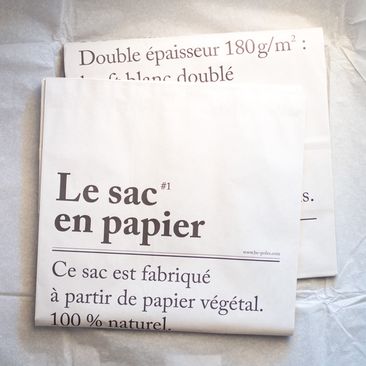Decoración con Le sac en papier