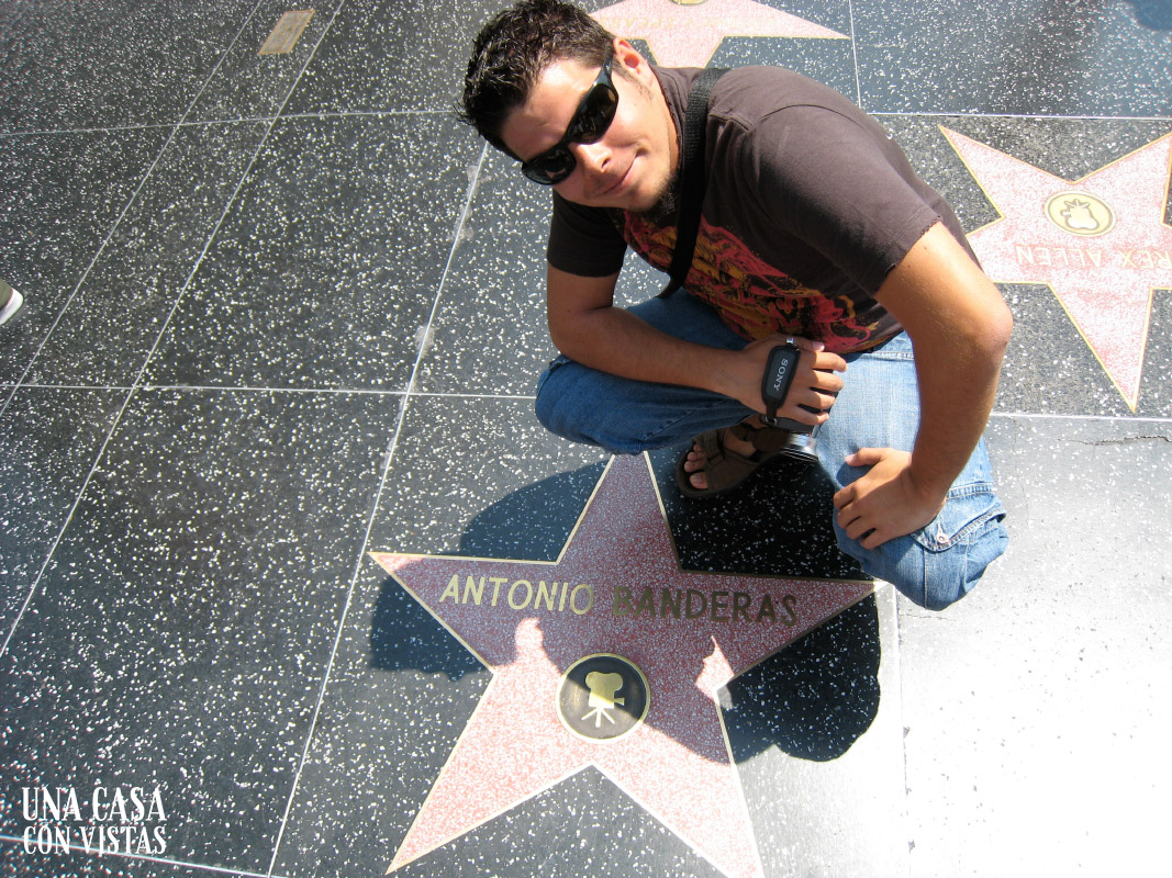 Estrella de Antonio Banderas en el paseo de la fama
