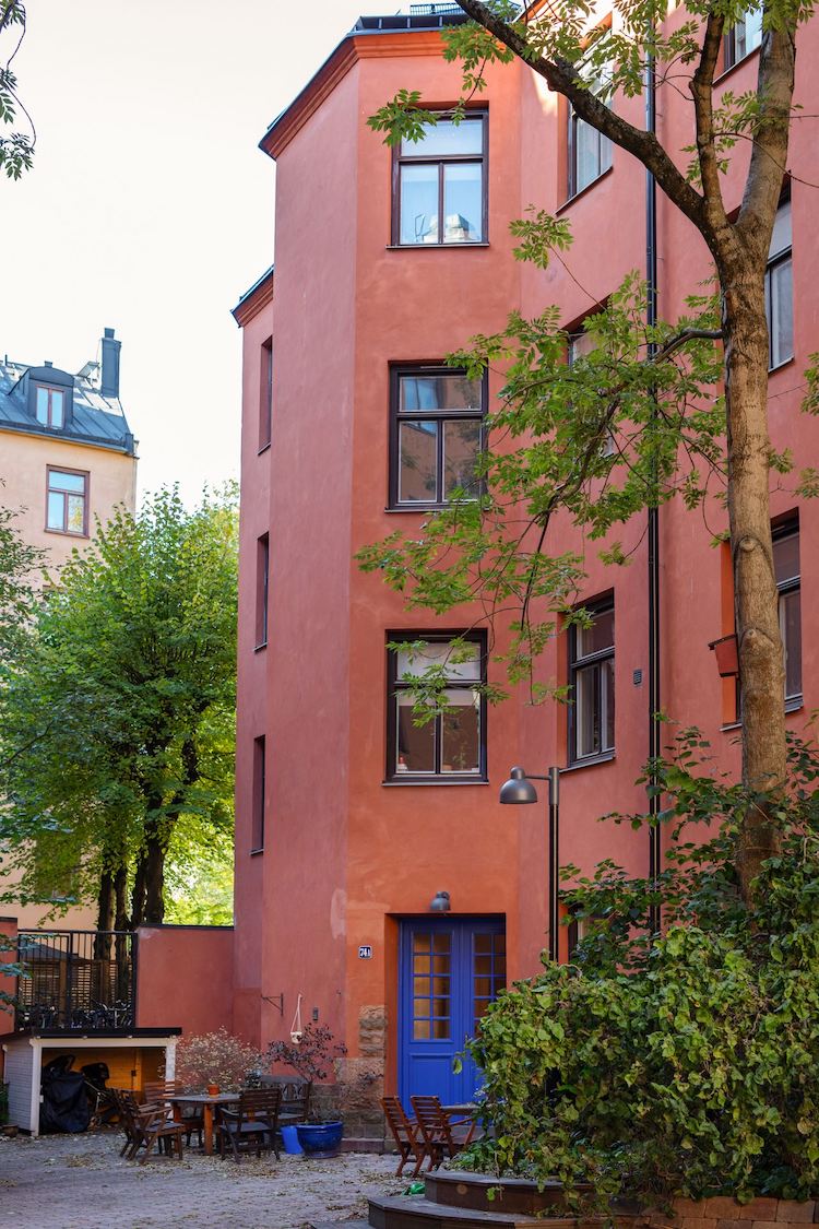 Edificio estilo nórdico en Suecia