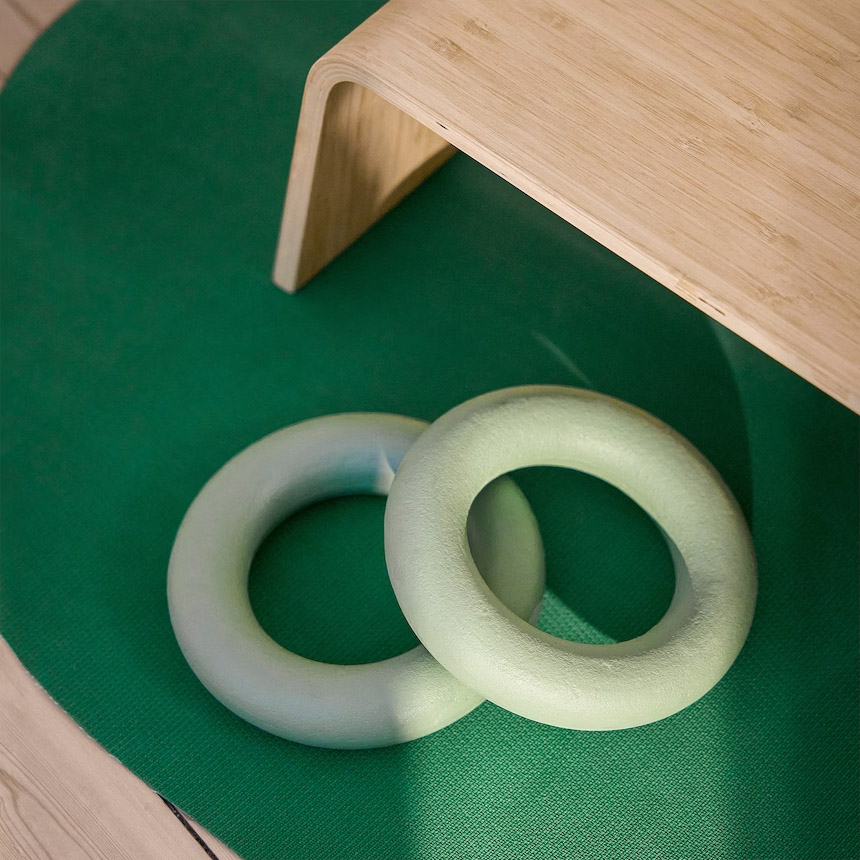 Pesas verdes de Ikea