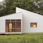 Casa pasiva con fachada de madera